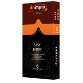 Презервативы с увеличенным количеством смазки DOMINO Easy Entry - 6 шт. - Domino - купить с доставкой в Липецке