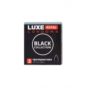 Черные презервативы LUXE Royal Black Collection - 3 шт. - Luxe - купить с доставкой в Липецке