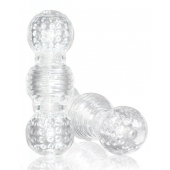 Прозрачный фигурный мастурбатор Master Stroker - Blush Novelties - в Липецке купить с доставкой