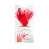 Красный перьевой тиклер Plume - 23 см. - Lola Lingerie - купить с доставкой в Липецке