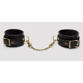 Черные оковы на ноги Bound to You Faux Leather Ankle Cuffs - Fifty Shades of Grey - купить с доставкой в Липецке