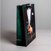 Бумажный пакет «Лучшему!» - 23 х 27 см. - Сима-Ленд - купить с доставкой в Липецке