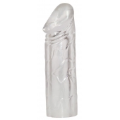 Удлиняющая насадка на пенис Mega Dick Sleeve Transparent - Orion - в Липецке купить с доставкой