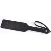 Черная гладкая шлепалка SEX - 35 см. - Sitabella - купить с доставкой в Липецке