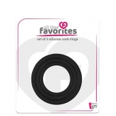 Набор из 3 эрекционных колец SILICONE COCKRINGS - Dream Toys - в Липецке купить с доставкой