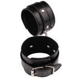 Черные оковы Classic Ankle Cuffs - Chisa - купить с доставкой в Липецке