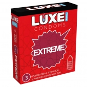 Текстурированные презервативы LUXE Royal Extreme - 3 шт. - Luxe - купить с доставкой в Липецке