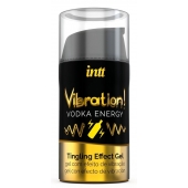 Жидкий интимный гель с эффектом вибрации Vibration! Vodka Energy - 15 мл. - INTT - купить с доставкой в Липецке