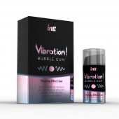 Жидкий интимный гель с эффектом вибрации Vibration! Bubble Gum - 15 мл. - INTT - купить с доставкой в Липецке