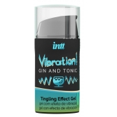 Жидкий интимный гель с эффектом вибрации Vibration! Gin   Tonic - 15 мл. - INTT - купить с доставкой в Липецке