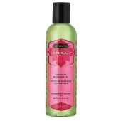 Массажное масло Naturals Strawberry Dreams с ароматом клубники - 59 мл. - Kama Sutra - купить с доставкой в Липецке