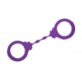 Фиолетовые силиконовые поножи Limitation - Lola Games - купить с доставкой в Липецке