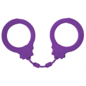 Фиолетовые силиконовые поножи Limitation - Lola Games - купить с доставкой в Липецке