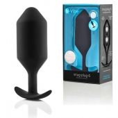 Черная анальная пробка для ношения B-vibe Snug Plug 6 - 17 см. - b-Vibe