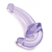 Фиолетовый безремневой страпон Strapless Strap-On - Lux Fetish - купить с доставкой в Липецке