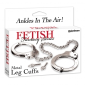 Металлические наручники Metal Leg Cuffs - Pipedream - купить с доставкой в Липецке