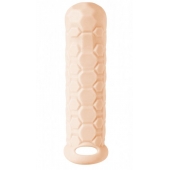Телесный фаллоудлинитель Homme Long - 15,5 см. - Lola Games - в Липецке купить с доставкой