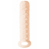 Телесный фаллоудлинитель Homme Long - 13,5 см. - Lola Games - в Липецке купить с доставкой
