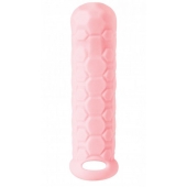 Розовый фаллоудлинитель Homme Long - 15,5 см. - Lola Games - в Липецке купить с доставкой