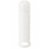 Белый фаллоудлинитель Homme Long - 15,5 см. - Lola Games - в Липецке купить с доставкой