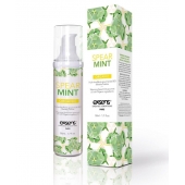 Разогревающее массажное масло Gourmet Spearmint Organic с органическими ингредиентами - 50 мл. - Exsens - купить с доставкой в Липецке