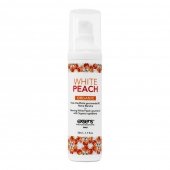 Разогревающее массажное масло Gourmet White Peach Organic с органическими ингредиентами - 50 мл. - Exsens - купить с доставкой в Липецке