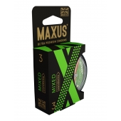 Презервативы в пластиковом кейсе MAXUS AIR Mixed - 3 шт. - Maxus - купить с доставкой в Липецке