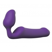 Фиолетовый безремневой страпон Queens L - Adrien Lastic - купить с доставкой в Липецке