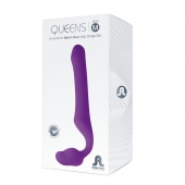 Лиловый безремневой страпон Queens M - Adrien Lastic - купить с доставкой в Липецке