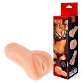 Телесный реалистичный мастурбатор в виде вагины - Bior toys - в Липецке купить с доставкой