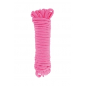Розовая веревка для связывания Sweet Caress Rope - 10 метров - Sweet Caress - купить с доставкой в Липецке