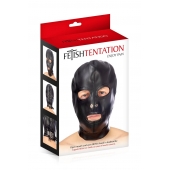 Маска-шлем с прорезями для глаз и рта - Fetish Tentation - купить с доставкой в Липецке