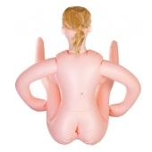 Надувная секс-кукла с реалистичной головой и поднятыми ножками - ToyFa - в Липецке купить с доставкой