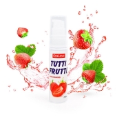 Гель-смазка Tutti-frutti с земляничным вкусом - 30 гр. - Биоритм - купить с доставкой в Липецке
