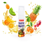 Гель-смазка Tutti-frutti со вкусом тропических фруктов - 30 гр. - Биоритм - купить с доставкой в Липецке