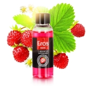 Массажное масло Eros fantasy с ароматом земляники - 50 мл. - Биоритм - купить с доставкой в Липецке