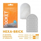 Карманный мастурбатор HEXA-BRICK - Tenga - в Липецке купить с доставкой