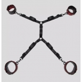Изысканный набор фиксаций на кровати Reversible Under Mattress Restraint Set - Fifty Shades of Grey - купить с доставкой в Липецке