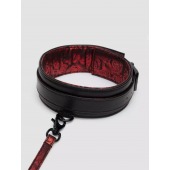 Стильный ошейник с поводком Reversible Faux Leather Collar and Lead - Fifty Shades of Grey - купить с доставкой в Липецке