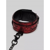 Красно-черные оковы Reversible Faux Leather Ankle Cuffs - Fifty Shades of Grey - купить с доставкой в Липецке