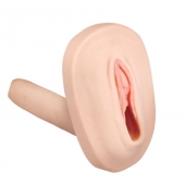 Мастурбатор-вагина с вибрацией и выносным пультом управления REALSTUFF SMOOTH   BALD - Dream Toys - в Липецке купить с доставкой