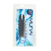 Дымчатая стимулирующая насадка с закрытой головкой SAMURAI PENIS SLEEVE BLACK - 14,5 см. - NMC - в Липецке купить с доставкой