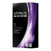 Презервативы с утолщённой стенкой VITALIS PREMIUM strong - 12 шт. - Vitalis - купить с доставкой в Липецке