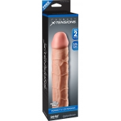 Телесная насадка Fantasy X-tensions Perfect 2  Extension - 20,3 см. - Pipedream - в Липецке купить с доставкой