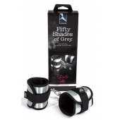 Серо-черные наручники Totally His - Fifty Shades of Grey - купить с доставкой в Липецке