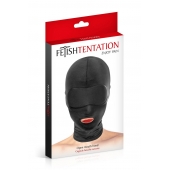 Сплошная маска на голову с прорезью для рта - Fetish Tentation - купить с доставкой в Липецке