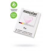 Супертонкие презервативы Masculan Pur - 3 шт. - Masculan - купить с доставкой в Липецке