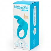 Голубое эрекционное виброкольцо Happy Rabbit Rechargeable Rabbit Cock Ring - Happy Rabbit - в Липецке купить с доставкой