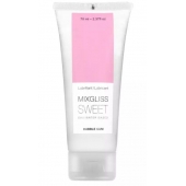 Смазка на водной основе Mixgliss Sweet с ароматом бабл-гам - 70 мл. - Mixgliss - купить с доставкой в Липецке