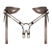 Бронзовый пояс для насадок Desirous Harness - Strap-on-me - купить с доставкой в Липецке